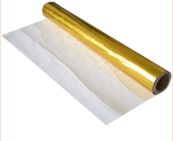 佛山金色铝箔自粘布
